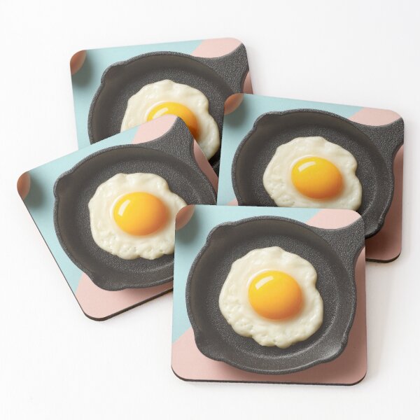 Item preview, Cooking eggs in a small skillet designed and sold by anytka.