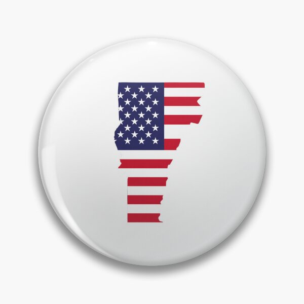 Item preview, Vermont & Stripes State Silhouette – Distressed Americana designed and sold by Paper Drip.