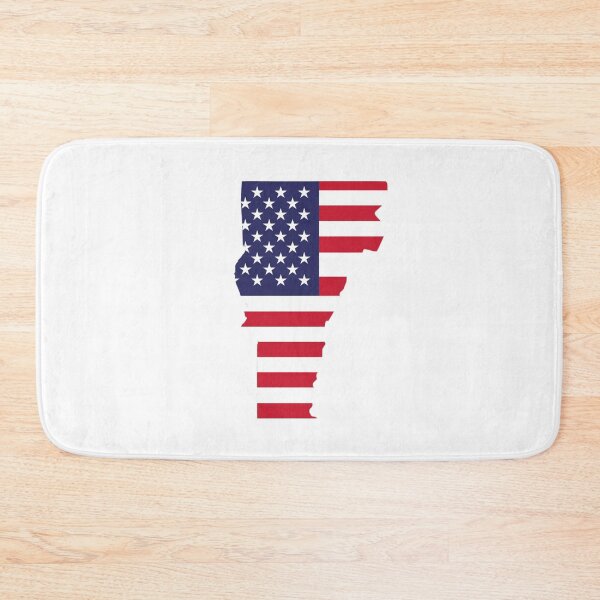 Item preview, Vermont & Stripes State Silhouette – Distressed Americana designed and sold by Paper Drip.