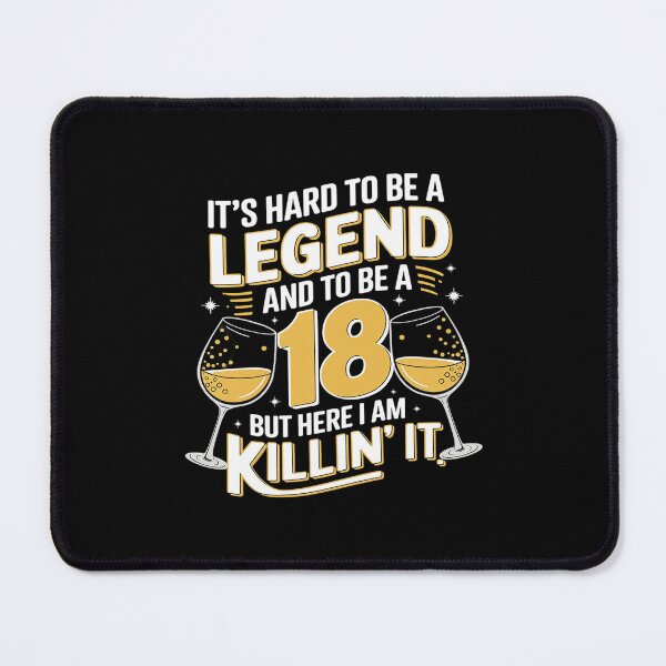 Item preview, Hard To Be Legend 18 Years Old 18th Birthday Bday designed and sold by PowAcademy.