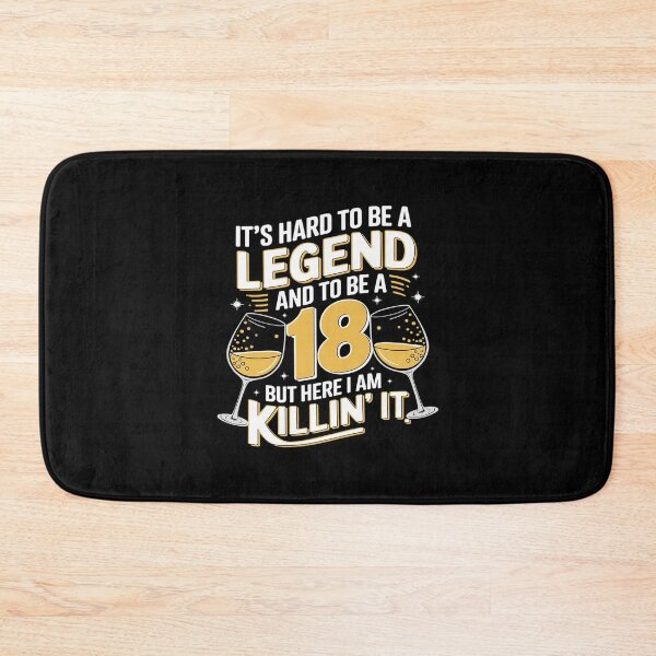 Item preview, Hard To Be Legend 18 Years Old 18th Birthday Bday  designed and sold by PowAcademy.