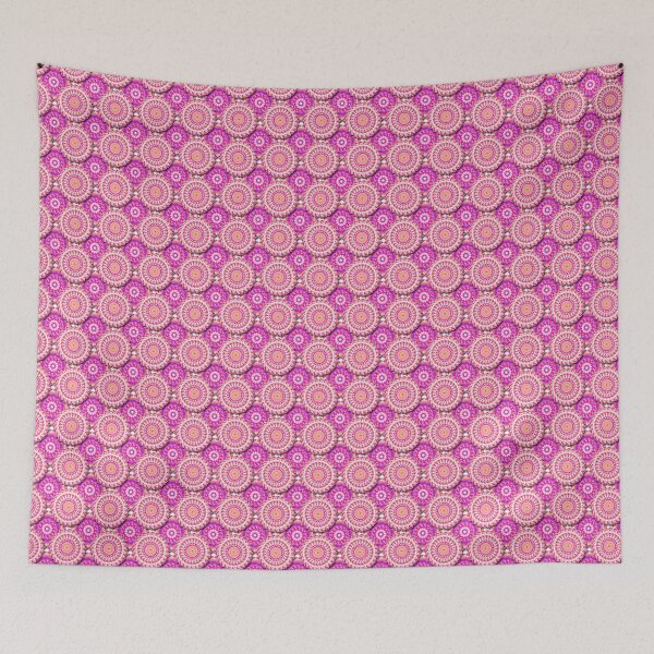 Item preview, Cute and Fun Crochet-Effect Round Circle Mandala Pattern designed and sold by Clare Walker.