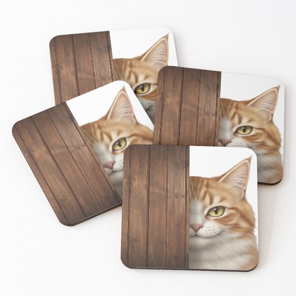 Item preview, The Mastermind: Sneaky Cat Peeking and Ready to Pounce designed and sold by sma44.