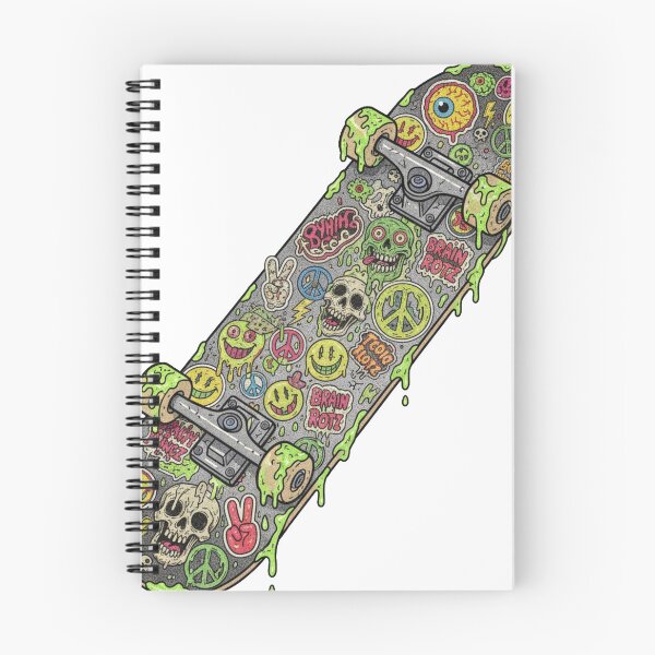 Item preview, Sticker-Bombed Skateboard – Urban Youthful Street Art Design designed and sold by unthinkabletees.