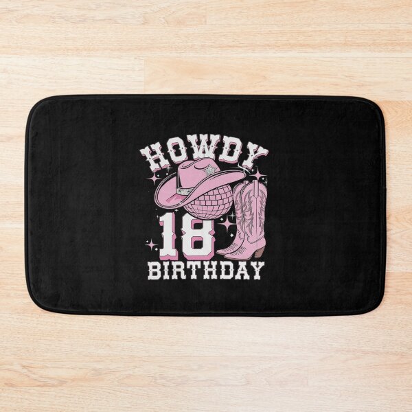 Item preview, Howdy 18 Years Old Cowgirl 18th Birthday Western Girl  designed and sold by AquaKiev.