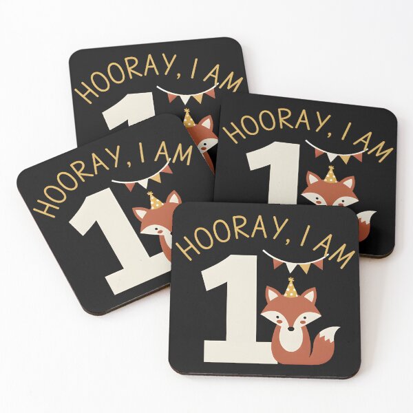 Item preview, Hooray, I'm a cute fox! Birthday! designed and sold by Fuechse.