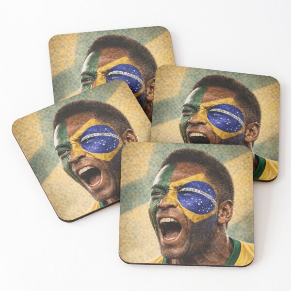 Item preview, Pelé — The Spirit of Brazil designed and sold by TheWonkyEaselCo.