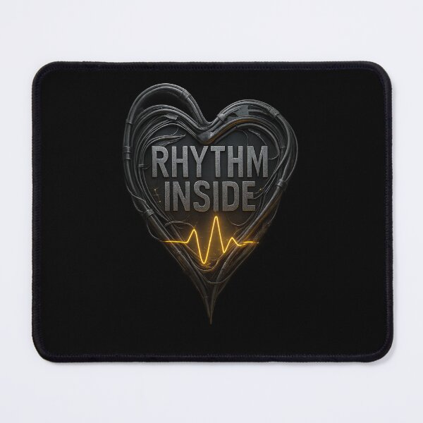 Item preview, Rhythm Inside - Techno Heart Circuit designed and sold by MKreative Studio.