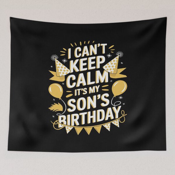 Item preview, I Can't Keep Calm It's My Son 18th Birthday bday  designed and sold by PowAcademy.