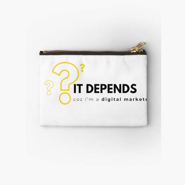 Item preview, The Digital Marketer's Ultimate Answer It Depends designed and sold by Profes Studo.