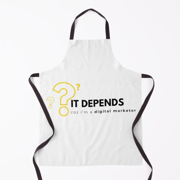 Item preview, The Digital Marketer's Ultimate Answer It Depends designed and sold by Profes Studo.