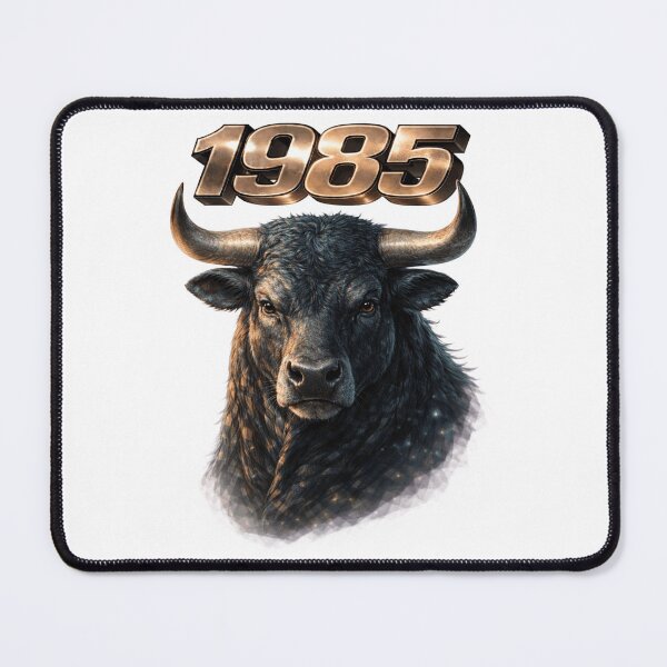 Item preview, 1985 Year of the Ox Eastern Zodiac Strength Power Design designed and sold by AlexLineArt.