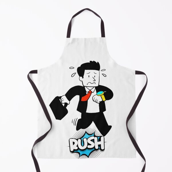Item preview, Rushed Office Worker Checking Time Illustration designed and sold by AchraffPrint.