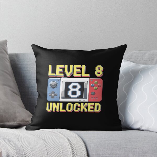 Item preview, Level 8 Unlocked Birthday Video Gamer 8th Birthday Kids Boys  designed and sold by MythWoot.