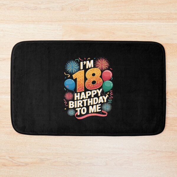 Item preview, I'm 18 Years Old Happy Birthday to me 18th Birthday  designed and sold by AquaKiev.