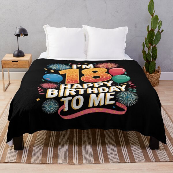 Item preview, I'm 18 Years Old Happy Birthday to me 18th Birthday  designed and sold by AquaKiev.