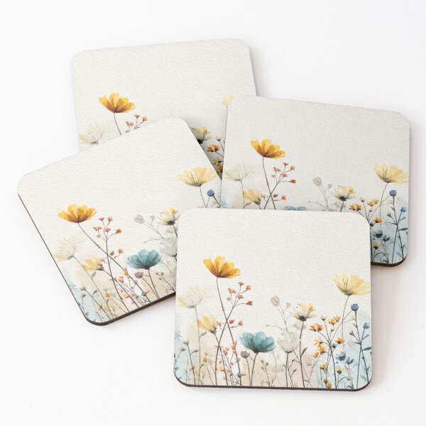 Item preview, Colorful flowers in a field setting designed and sold by anytka.