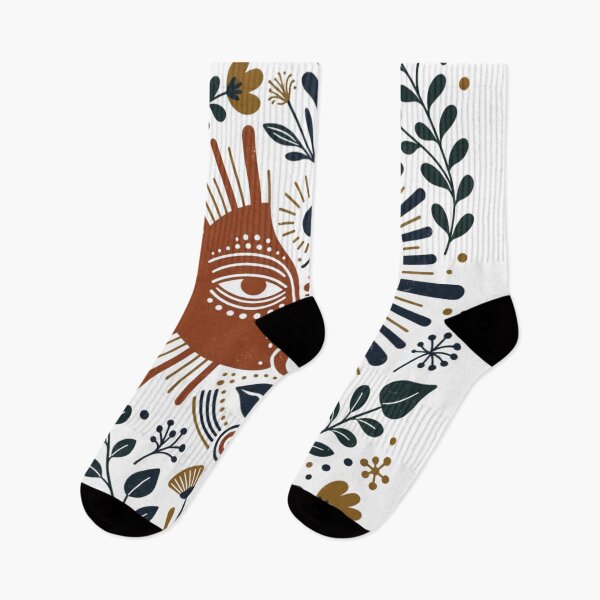 Item preview, Hand Drawn Wildflower and Celestial Folk Ornament designed and sold by Nordic Echo.