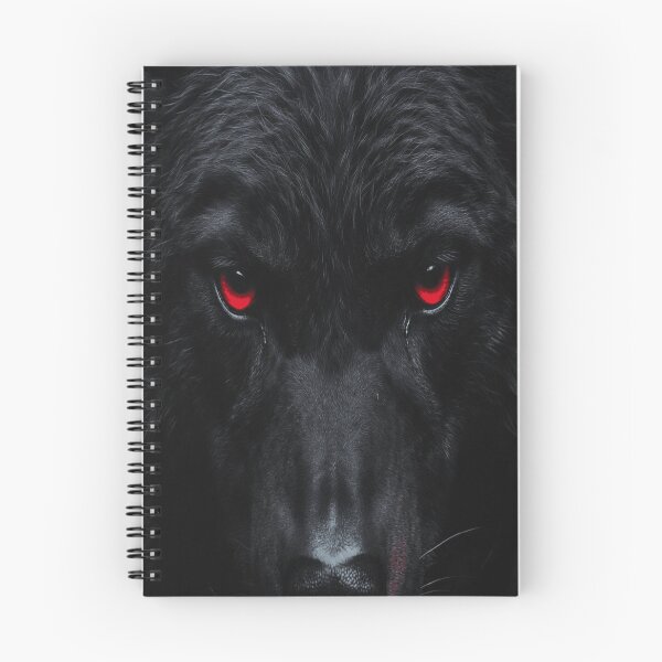Item preview, Glowing Red Eyes Wolf Art designed and sold by NovaDigitalArt45.
