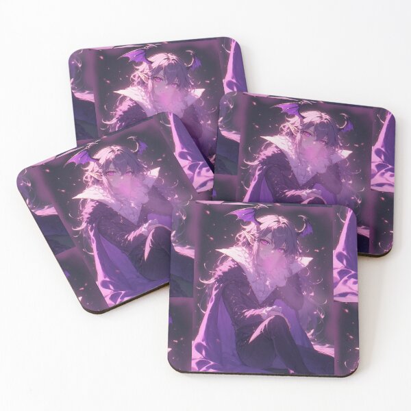 Item preview, Mysterious purple vampire anime designed and sold by ArtsJulian.
