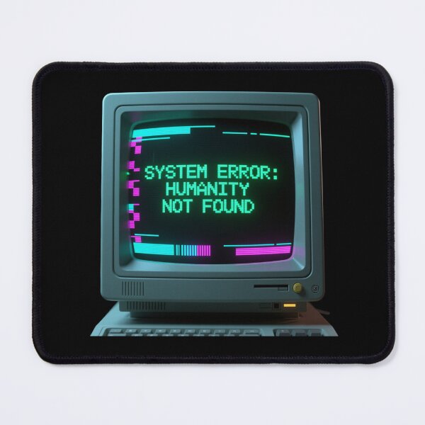 Item preview, System Error Humanity Not Found Retro Monitor designed and sold by Dariusz.K.