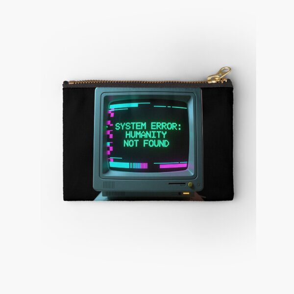 Item preview, System Error Humanity Not Found Retro Monitor designed and sold by Dariusz.K.