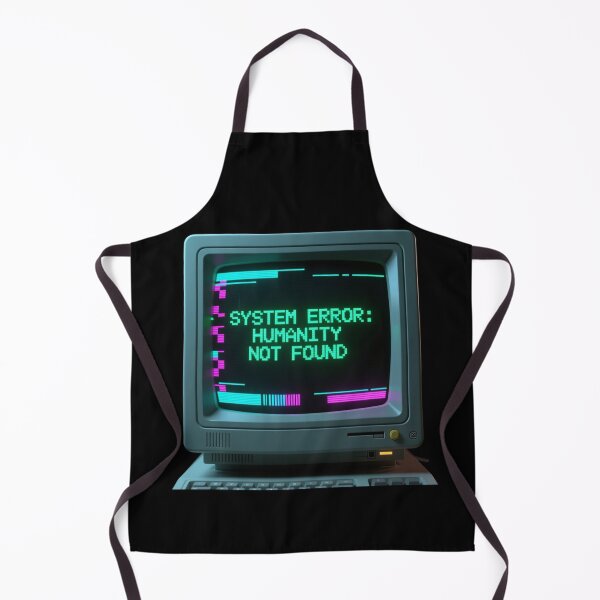 Item preview, System Error Humanity Not Found Retro Monitor designed and sold by Dariusz.K.