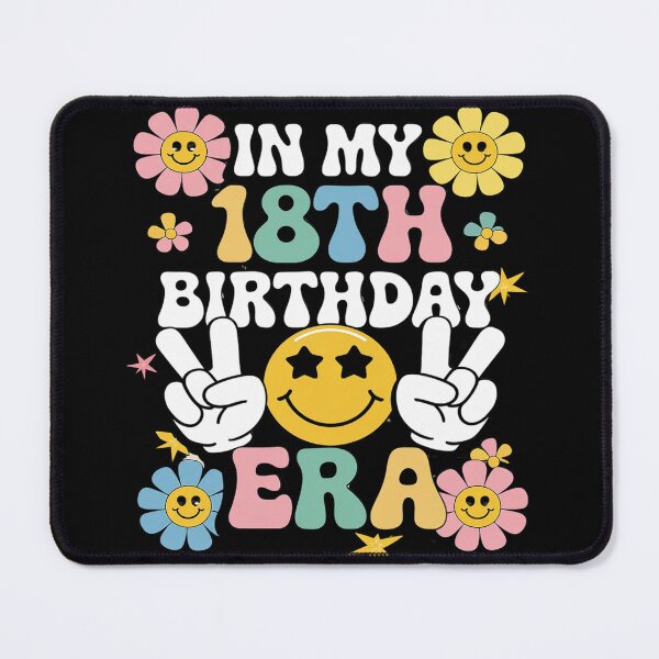 Item preview, In My 18th Birthday Era Girl Cute 18 Year Old Birthday Party designed and sold by AquaKiev.