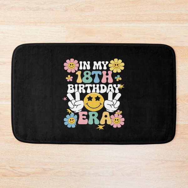 Item preview, In My 18th Birthday Era Girl Cute 18 Year Old Birthday Party  designed and sold by AquaKiev.