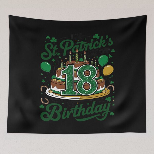 Item preview, It’s My 18th Birthday St. Patrick’s Day 18 Years Old Lucky  designed and sold by PowAcademy.