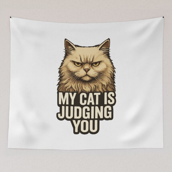 Item preview, My Cat Is Judging You – Sarcastic Cat Lover Design designed and sold by storelibertys.