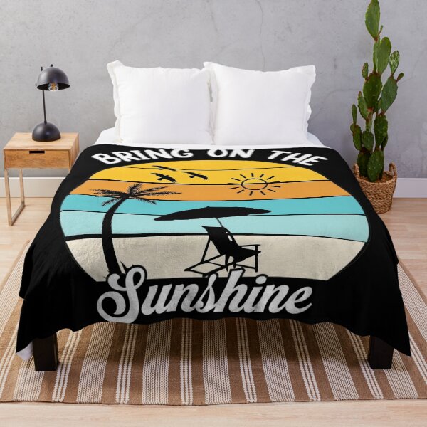Item preview, Bring On The Sunshine Retro Beach Sunset Design designed and sold by Kruti Collection.