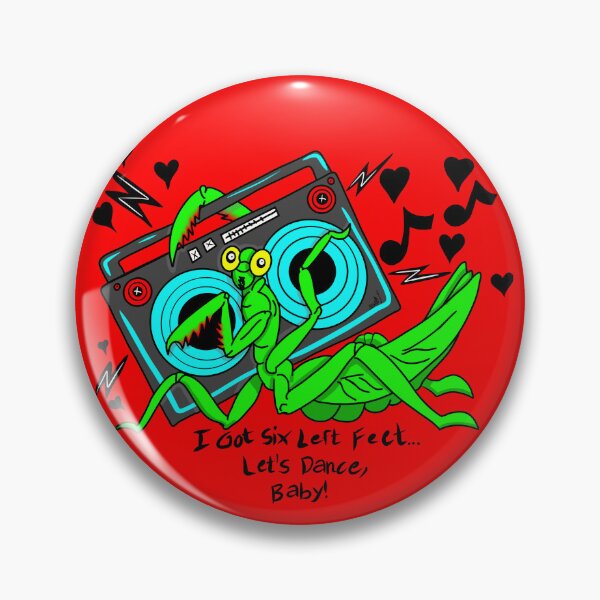 Item preview, Six Left Feet Mantis Groove designed and sold by Urban Muse And Sultry Hues.
