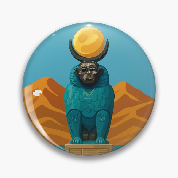 Item preview, Thoth Ancient Egypt Art - Minimalist Museum Exhibition Poster designed and sold by Fothem.