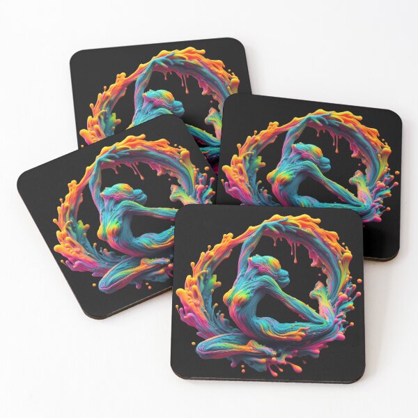 Item preview, Psychedelic Liquid Dancer - Surreal Flowing Color Motion designed and sold by SHHCreations.
