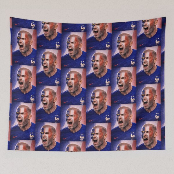 Item preview, Zinedine Zidane — Calm, Control, Command designed and sold by TheWonkyEaselCo.
