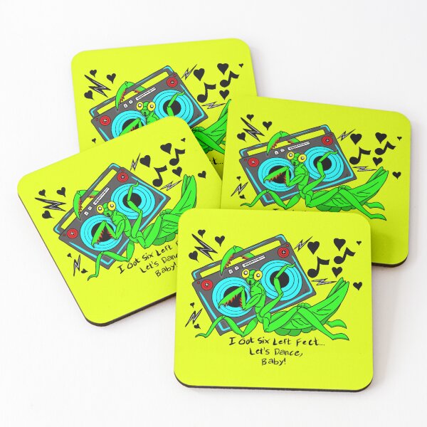 Item preview, Six Left Feet Mantis Groove designed and sold by Urban Muse And Sultry Hues.