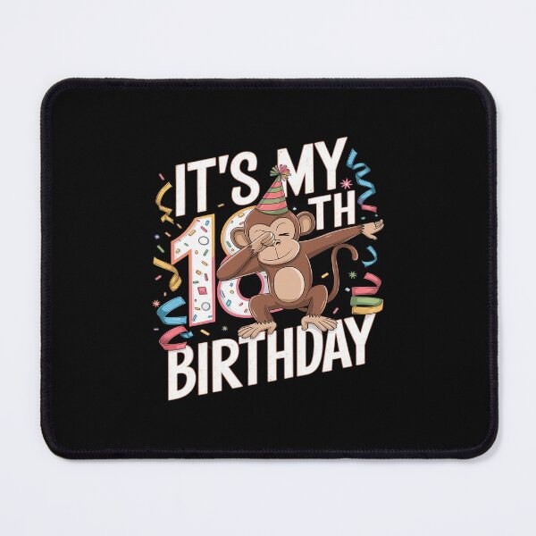 Item preview, Its My 18th Birthday Monkey designed and sold by PowAcademy.
