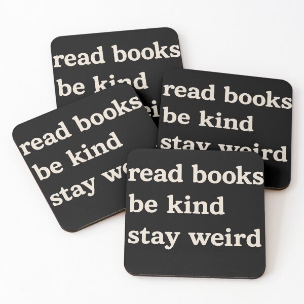 Item preview, Read Books Be Kind Stay Weird - Book Reader designed and sold by ZBIFBOUETLA.