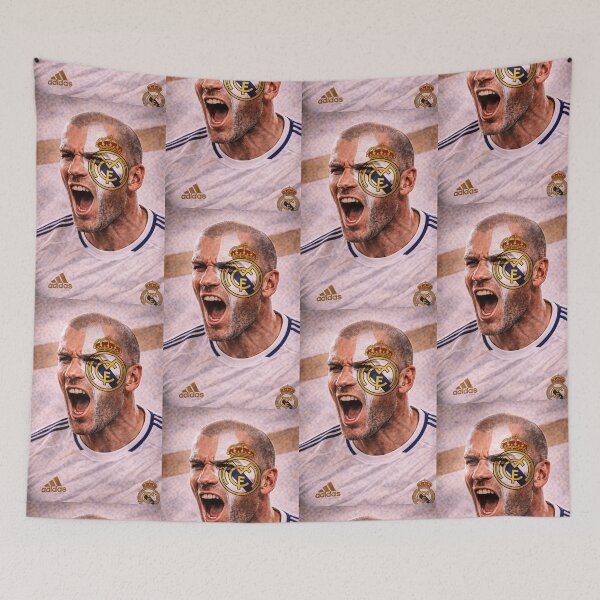 Item preview, Zinedine Zidane — White Heat, Royal Authority designed and sold by TheWonkyEaselCo.