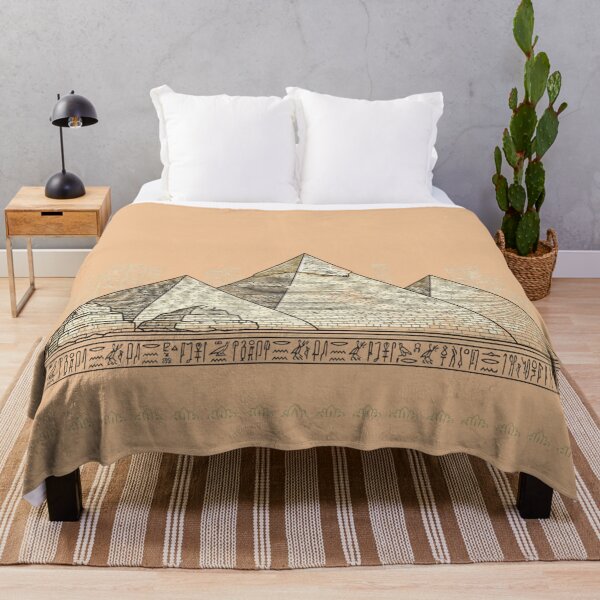 Item preview, Minimalist Giza Pyramids Line Art Illustration designed and sold by Eye Of Horus.