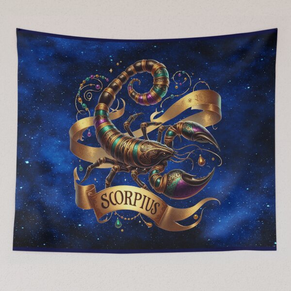 Item preview, Mardi Gras Scorpio Zodiac Scorpius Masquerade Astrology Design designed and sold by MysticOzzy.