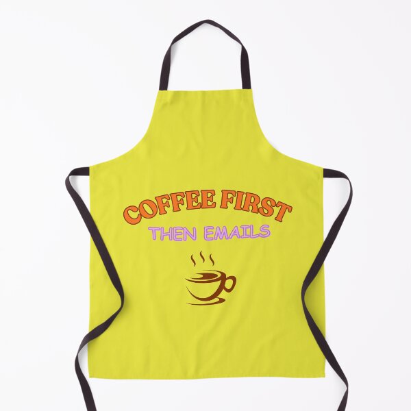 Item preview, Coffee First Then Emails – Office Mindset Typography Design designed and sold by madwordlab.