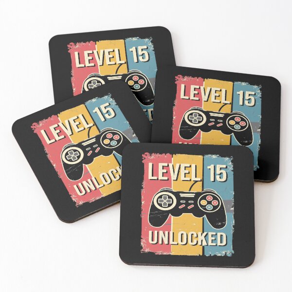 Item preview, Level 15 Unlocked Him Video Gamer 15th Birthday  designed and sold by MythWoot.