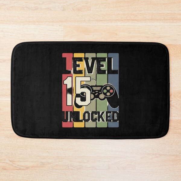 Item preview, Level 15 Unlocked 15th Video Gamer Birthday Boy  designed and sold by MythWoot.