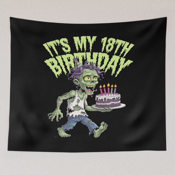 Item preview, It's My 18th Birthday Zombie Lover 18 Year Old Boys Girls  designed and sold by PowAcademy.
