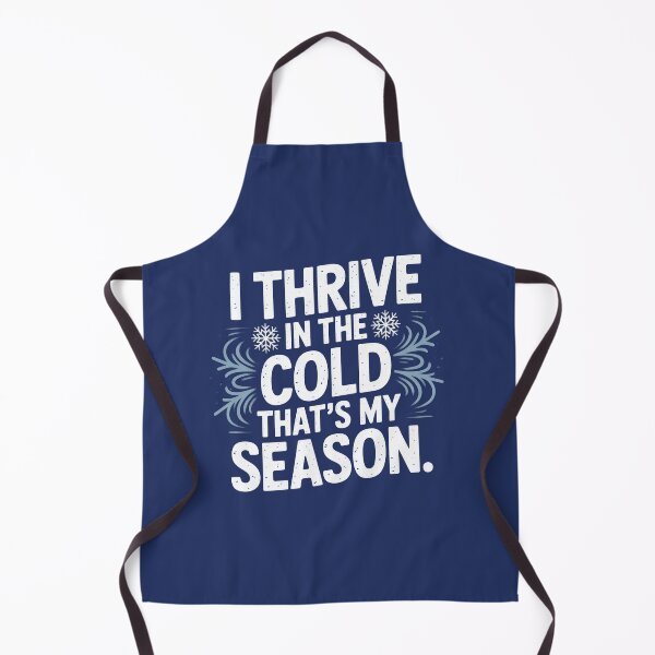 Item preview, I Thrive in the Cold – Winter Season Typography Design designed and sold by NiDoya.