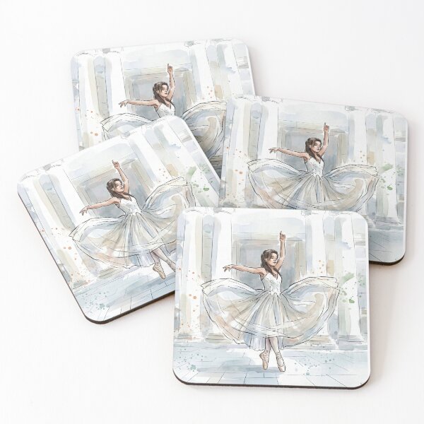 Item preview, Ballet Reverie - watercolor illustration designed and sold by clausbjoern.