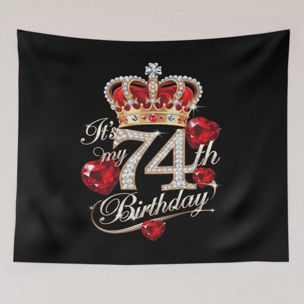 Item preview, It's My 74th Birthday 74 Years Old 74th Birthday Queen  designed and sold by PowAcademy.