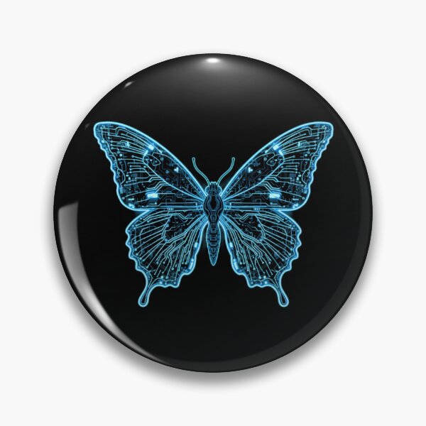 Item preview, Cyber Butterfly Neon Circuit Board Tech Nature designed and sold by Dariusz.K.
